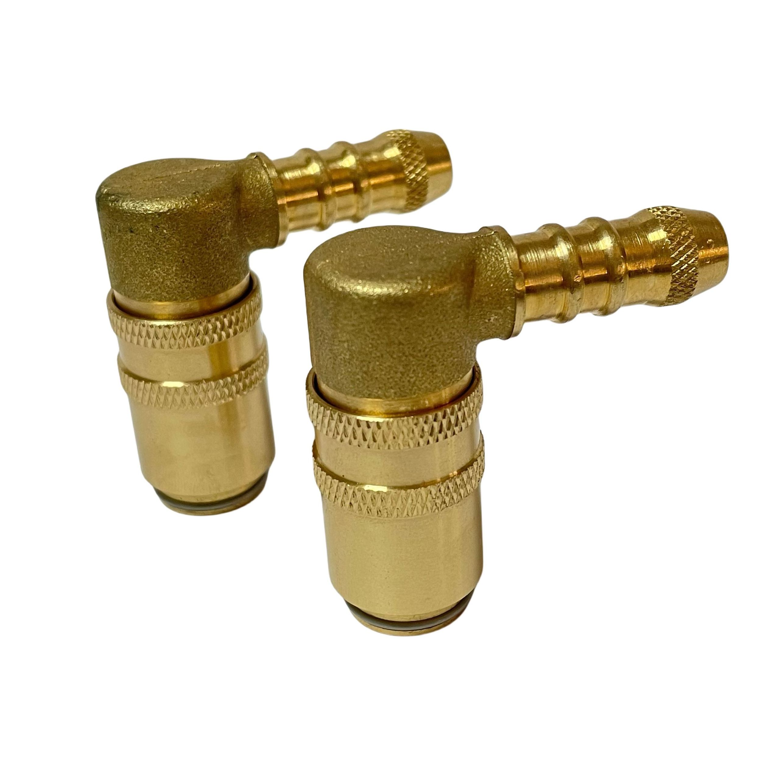 mold cooling nozzle TZ80/9/90 90 degree elbow shut off female brass fast quick connection air hose coupling with valve