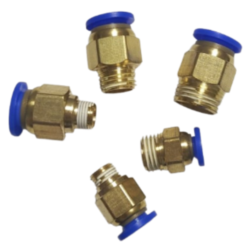 Wholesale air hose Brass external thread pneumatic pipe one touch valve fitting accessories