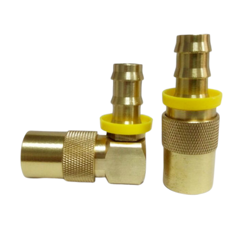 DME brass water coupling  hydraulic hose fittings shut off with hose tail