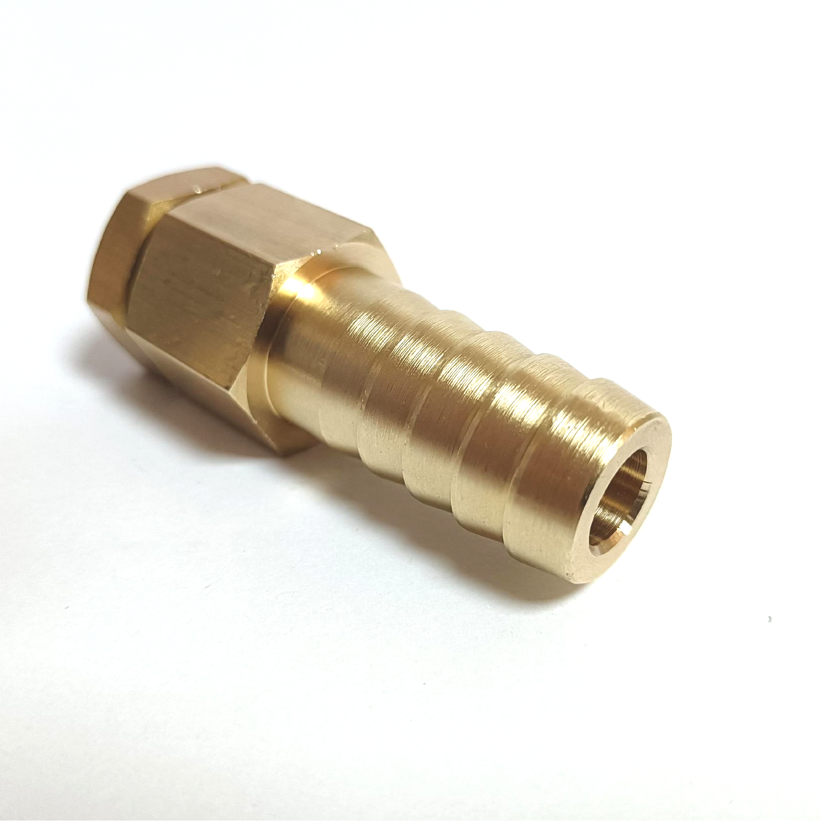 10mm with 1/4 Male Thread Hose Barb Connector Bushing Pipe Fitting Pneumatic Air Connectors Flare Reducing Nipple Adapter