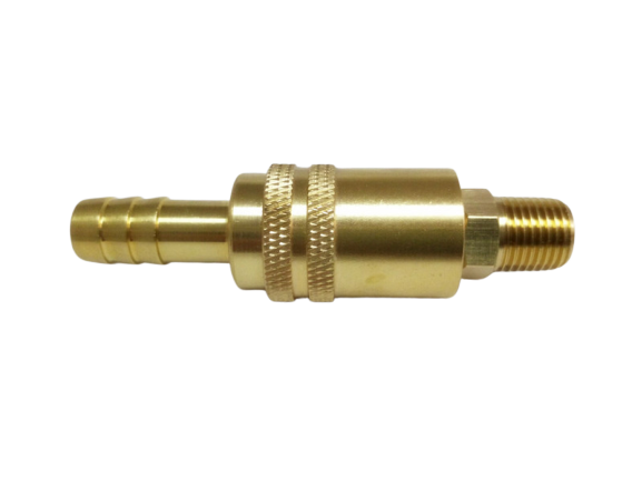 DME brass water coupling  hydraulic hose fittings shut off with hose tail