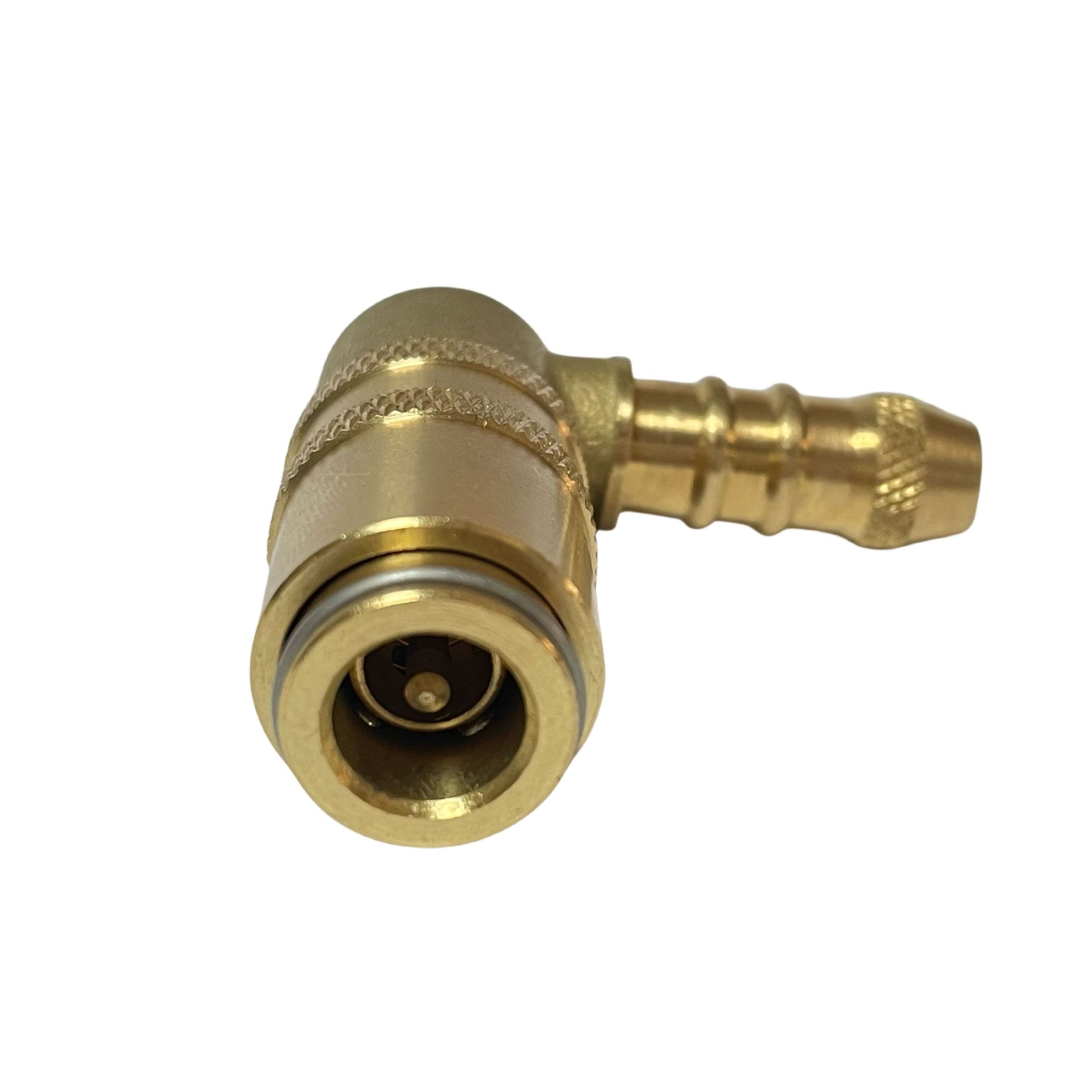 mold cooling nozzle TZ80/9/90 90 degree elbow shut off female brass fast quick connection air hose coupling with valve