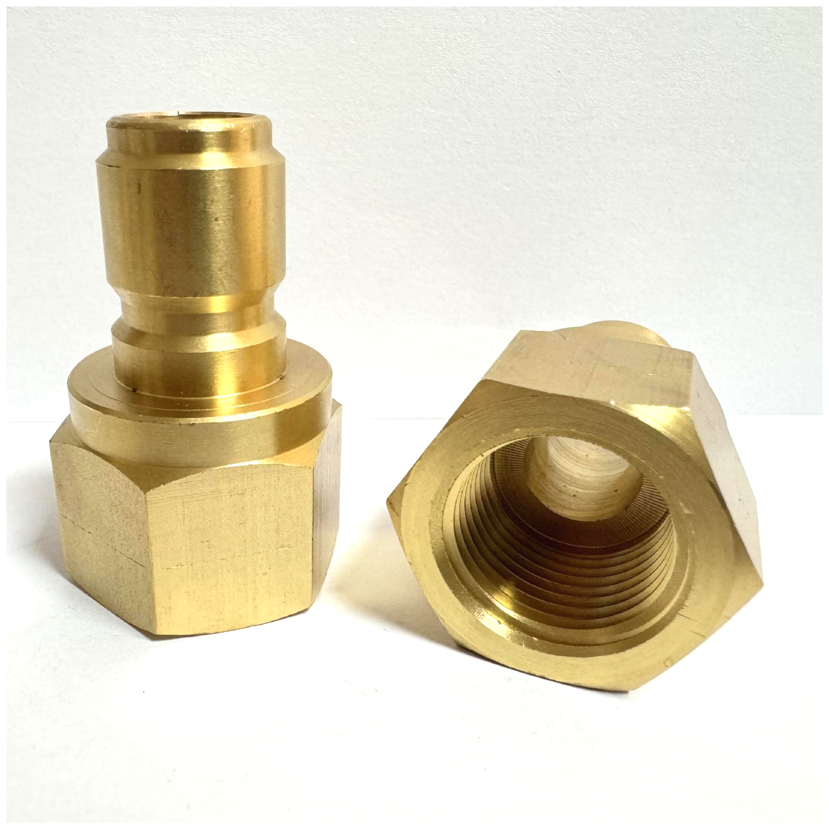 3/8 Hydraulic Adapters Quick Coupling Hose Connectors Froam Cannon Adapter Brass Garden Hose Washer