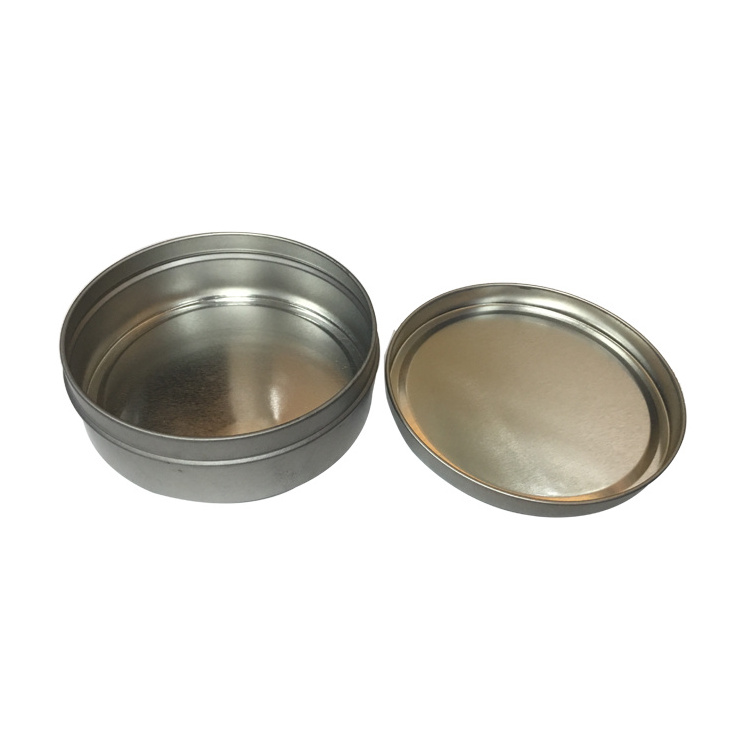 NEW MOLD Round Child-Resistant Tin Containers All Tinplate No Plastic Liner CR Style Tin