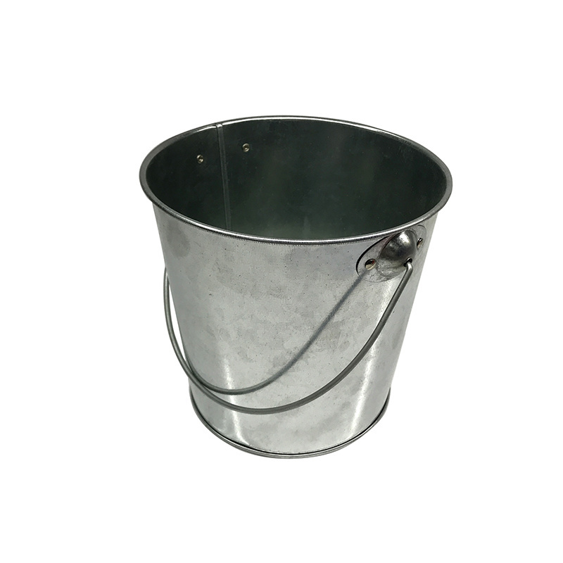 wholesale Custom Tin ice Bucket Galvanized Metal beer whisky wine cooler for bar Champagne brandy VODKA ice bucket for hotel