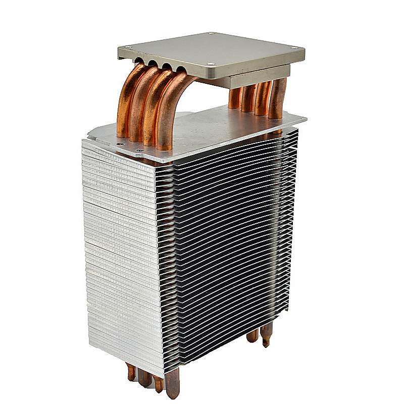 OEM Copper Tube Radiator Drilling Machine Brass Cold Plate Heat Dissipation Copper Heat Sink Heat pipe