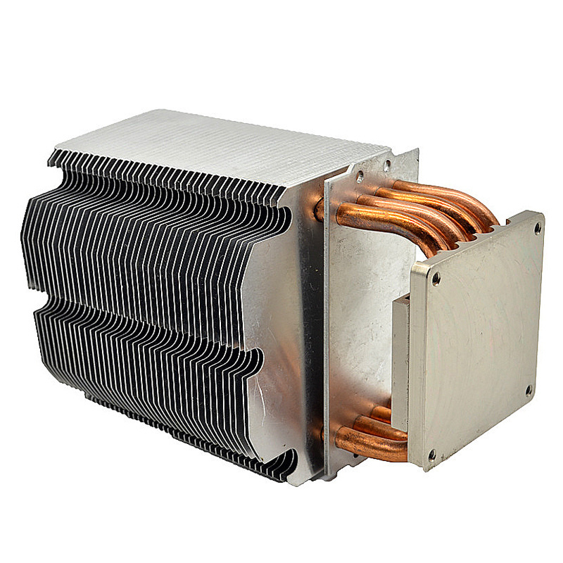 OEM Copper Tube Radiator Drilling Machine Brass Cold Plate Heat Dissipation Copper Heat Sink Heat pipe