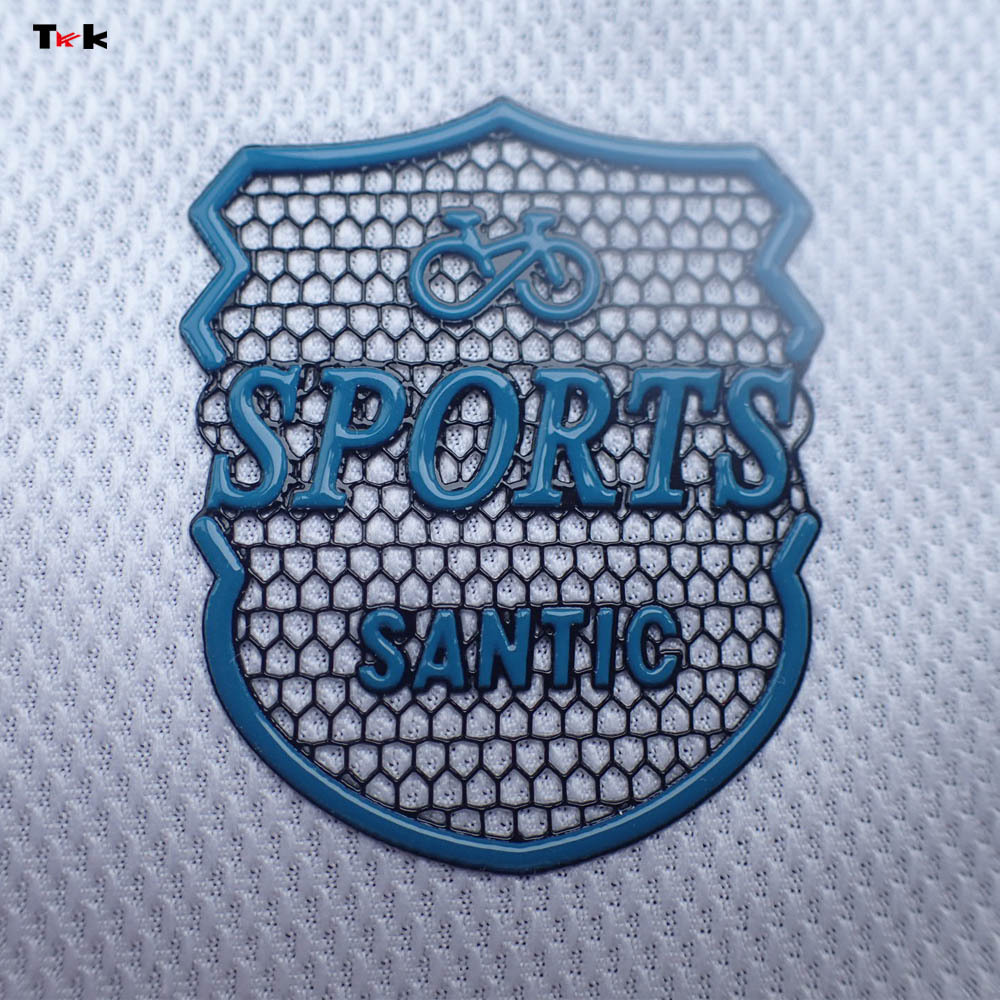 Custom 3D TPU Patch Brand LOGO 3D Rubber Silicone Heat Transfer Clothing Label T Shirt Plastisol Heat Transfer Printing Sticker