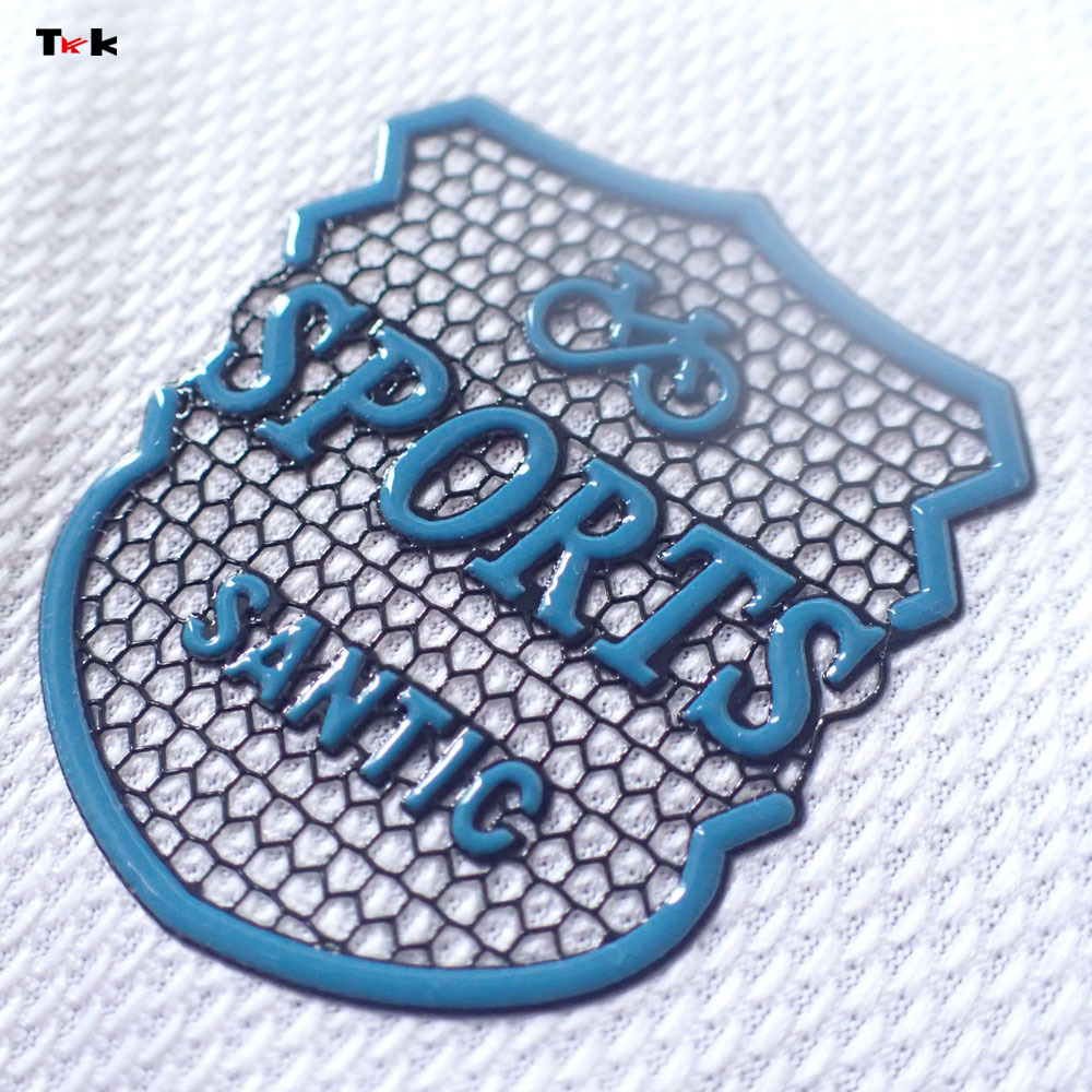 Custom 3D TPU Patch Brand LOGO 3D Rubber Silicone Heat Transfer Clothing Label T Shirt Plastisol Heat Transfer Printing Sticker