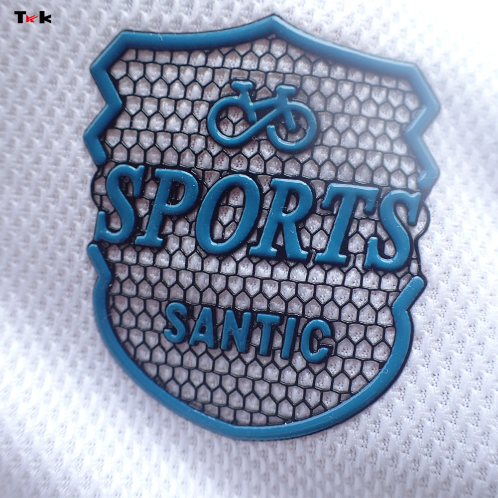 Custom 3D TPU Patch Brand LOGO 3D Rubber Silicone Heat Transfer Clothing Label T Shirt Plastisol Heat Transfer Printing Sticker