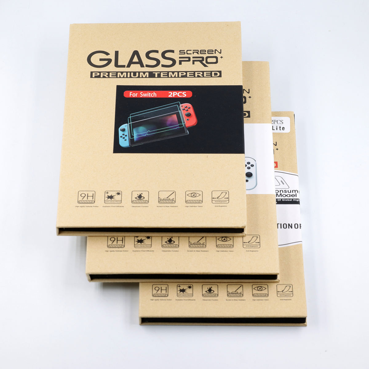 2pcs Tempered Glass Screen Protector Nintendo Switch Lite OLED Console HD UV Resistant Tempered Glass Screen Protector