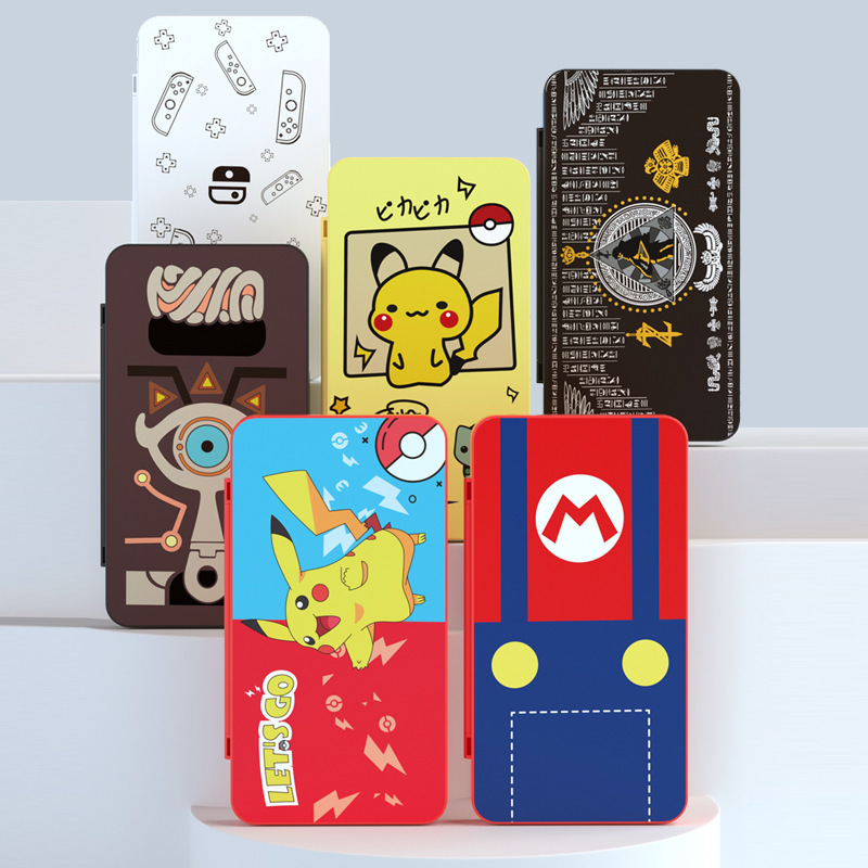 Custom Game Cartridge Holders Hard Carrying Case For Organizing S-witch Games Sd Memory Cards