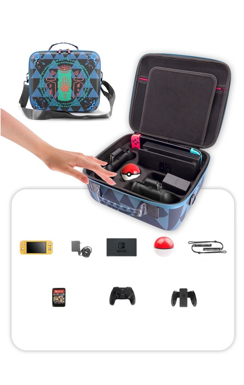 Hard Carrying Case Compatible with  Switch / OLED Portable Travel Case with PC Protective Cover