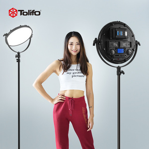 RGB Video LED Light TOLIFO Manufacturer OEM Custom LED Photography Light Support APP DMX 360 Full Color Soft Fill Lighting