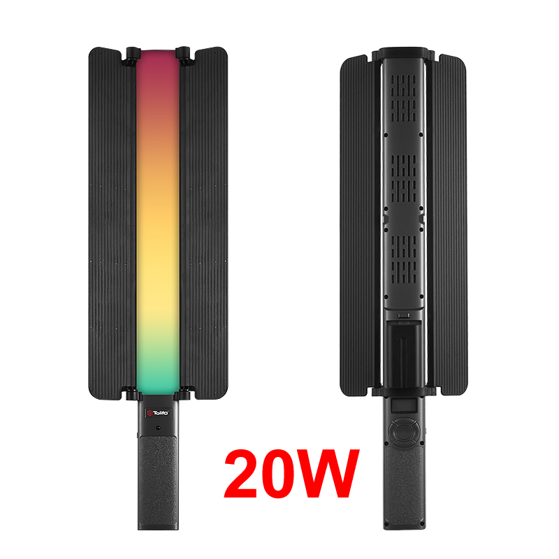 TOLIFO ST-20RGB 20W Photography Studio 3000K-6000K 13 Special Effects RGB Stick Light Handheld Photo Tube LED Video Light