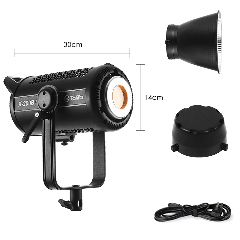 TOLIFO X-200B lite Bi color 2700-6500K Linklite APP control X200Blite LED Video Light for Studio Photography Film Lighting