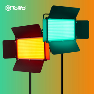 TOLIFO 2700K-10000K 168W Film Video Lighting RGB Photography Studio Equipment APP DMX Continuous LED Photo Light Panel