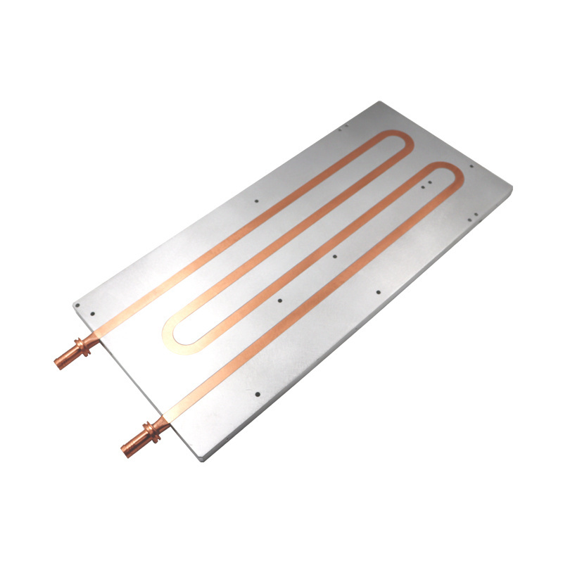 Copper Heatpipe Welding Plus CNC Machining Liquid Cold Water Cooled Plate Heatsink Module Aluminum Heat Sink