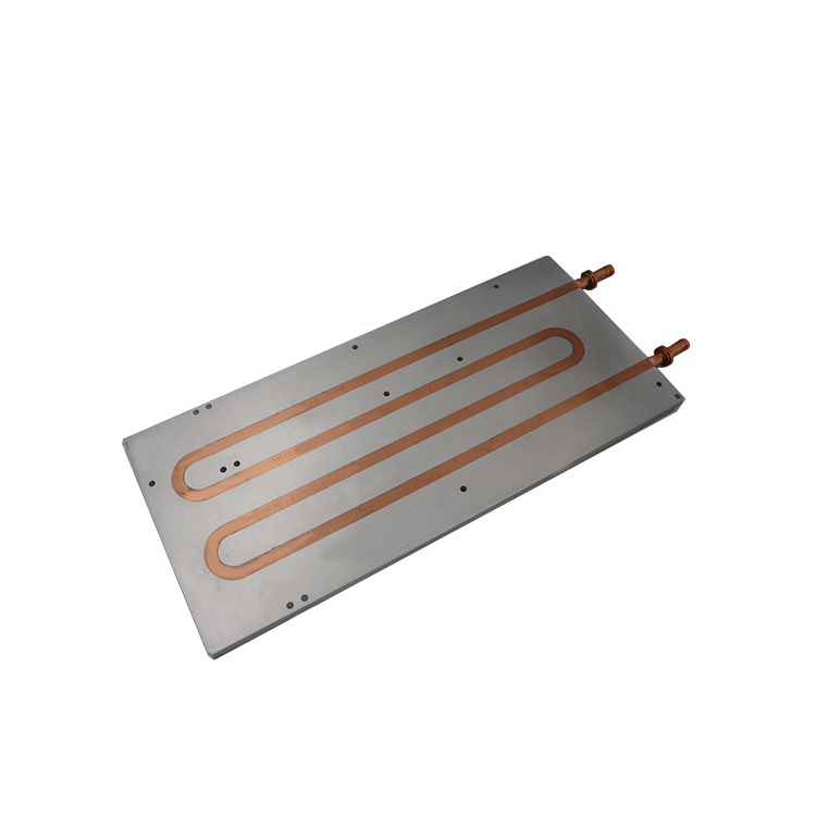 Copper Heatpipe Welding Plus CNC Machining Liquid Cold Water Cooled Plate Heatsink Module Aluminum Heat Sink