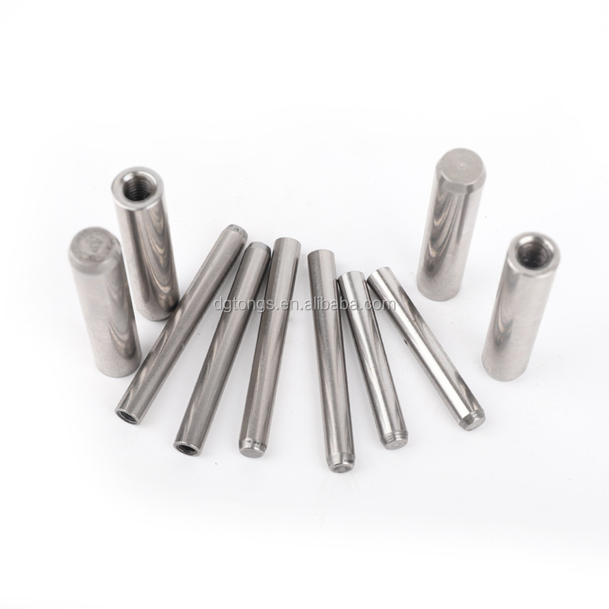 Top Sell SUJ2 material Carbide stepped Dowel Threaded Locating Pin For Punching