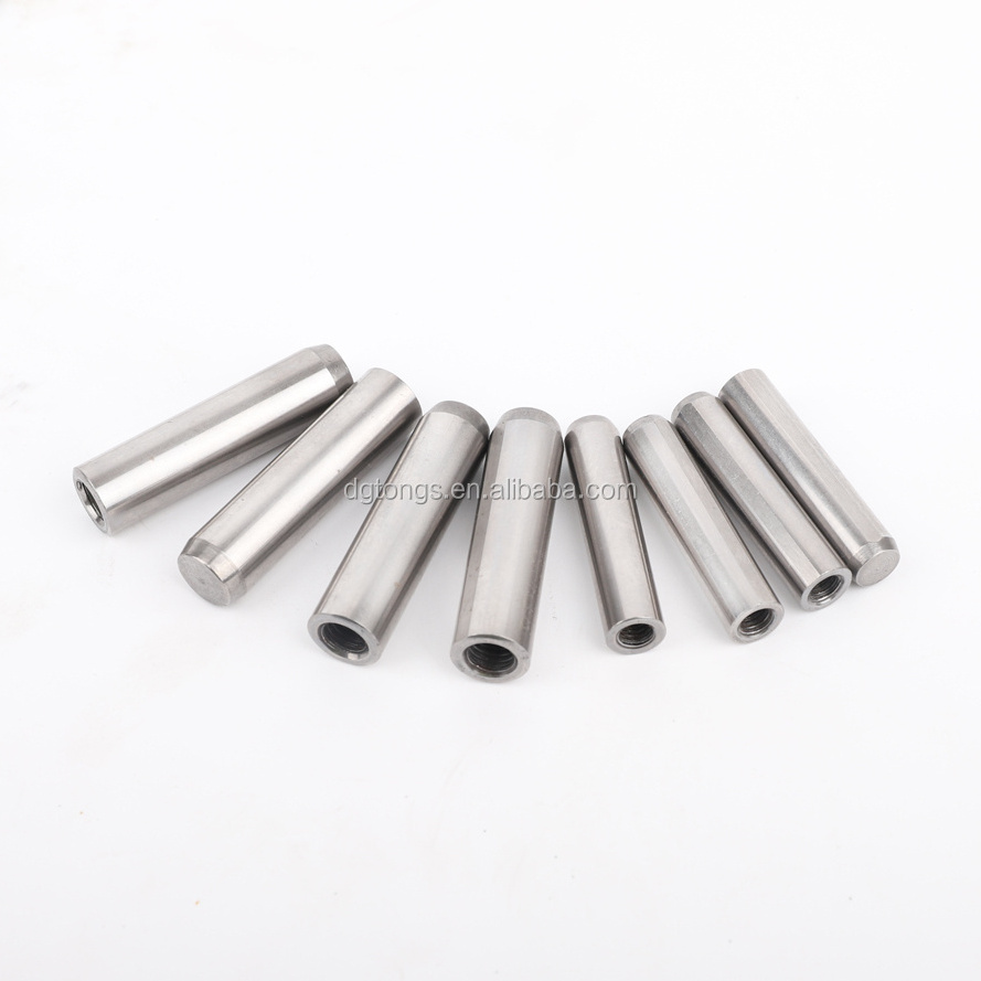 Top Sell SUJ2 material Carbide stepped Dowel Threaded Locating Pin For Punching