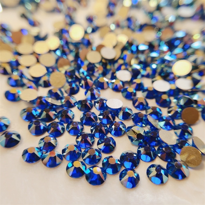 Luxury SS30 Flat Back Hot Fix Glass Rhinestones Crystal AB for Clothes Fabric Shirts Cups Sparkly Decoration