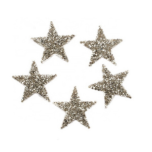 Wholesale 3D Bling Star Small Patch Rhinestone Applique Hotfix Rhinestone Designs Patch