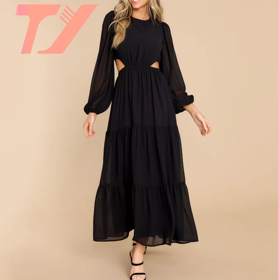 TUOYI Custom Summer Elegant Ladies Prom Silk Satin Dresses Women Luxury Silky Wedding Long Maxi Satine Dress