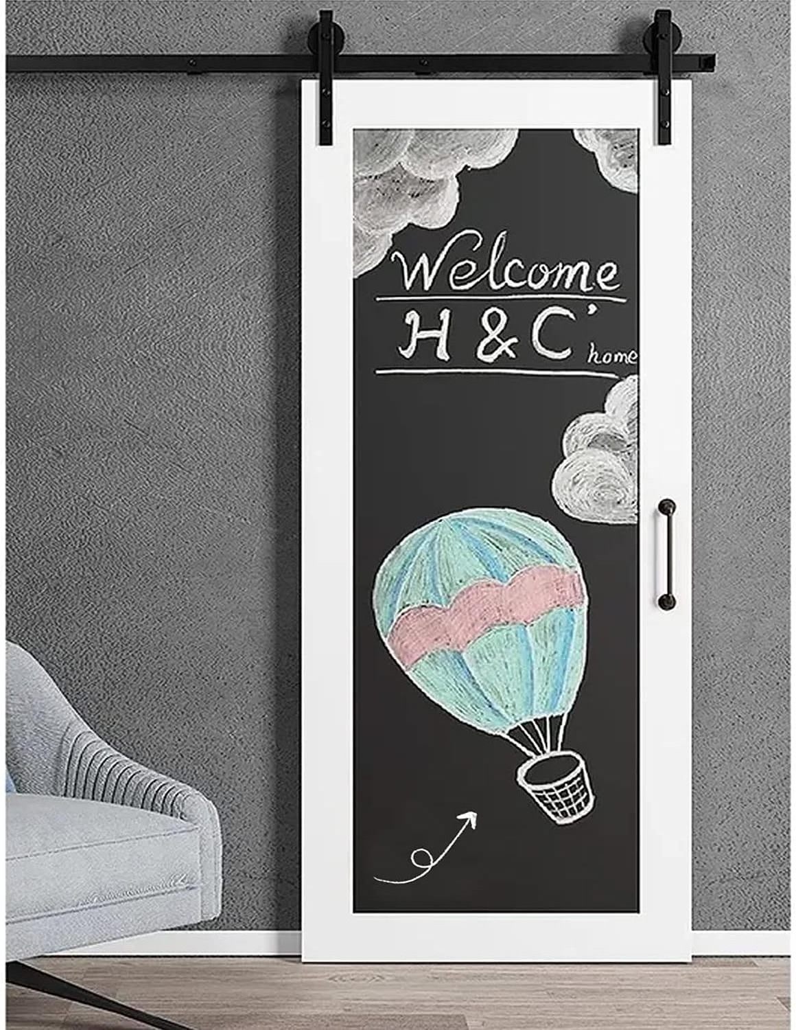 Chalkboard Wall Sticker Blackboard Decor Self Adhesive DIY Removable Reusable Erasable Wallpaper for Door Fridge