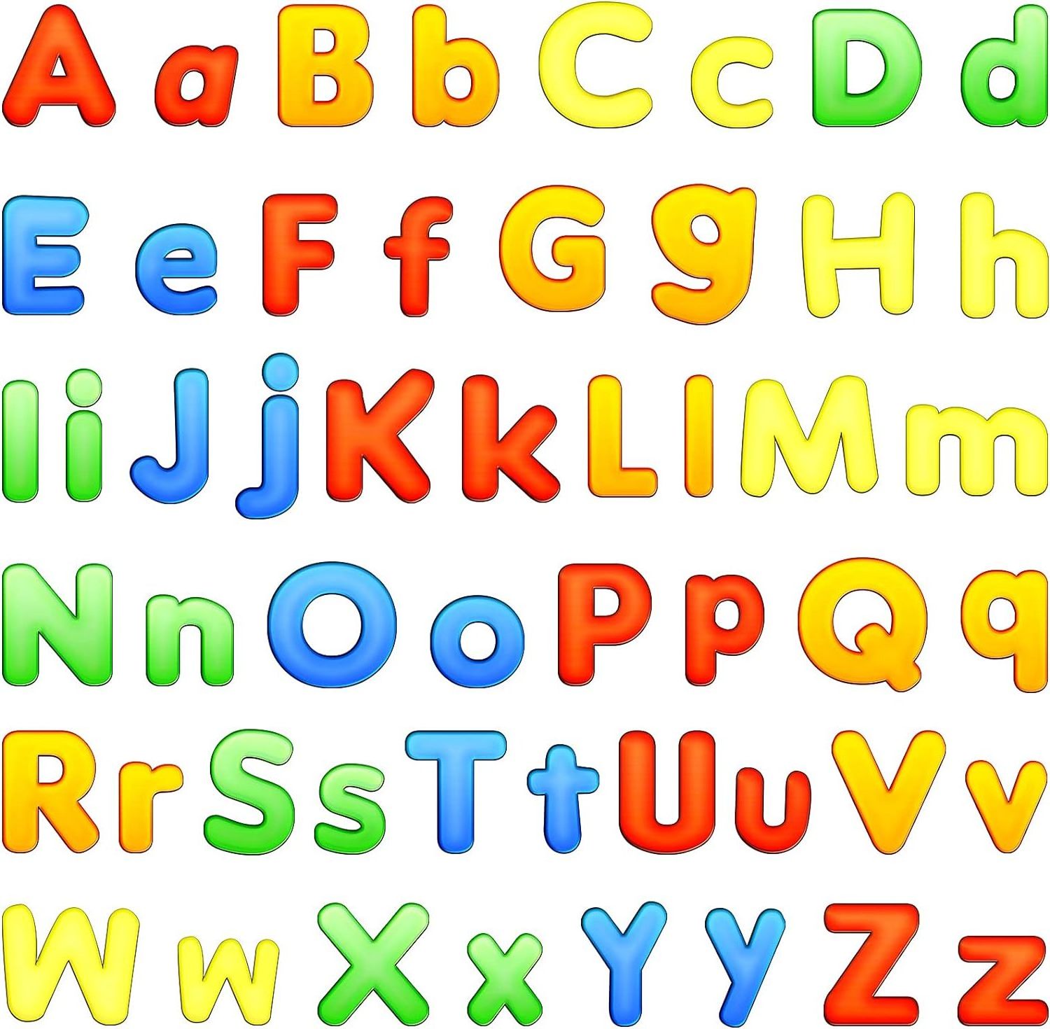 Alphabet Thick Gel Window Clings Reusable Glass Window Stickers for Kids Home Office Wall Decor School Party Supplies