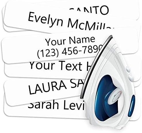 Name Labels Set for Daycare, Clothes & Items No-Iron Labels, Washable and Personalized Kids Name Stickers