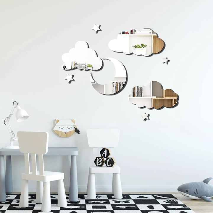 Acrylic Wall Decals Wall Stickers 3d Home Decoration for Bed Room Wall Mirror Sticker