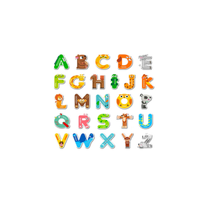 Wholesale Customized High Quality Gel Window Clings Jelly Window Cute Letter Animals Sticker