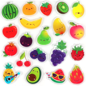 Fruits Window Thick Gel Stickers for Kids Toddlers and Adults Home Classroom Nursery Fruits Party Supplies Decorations