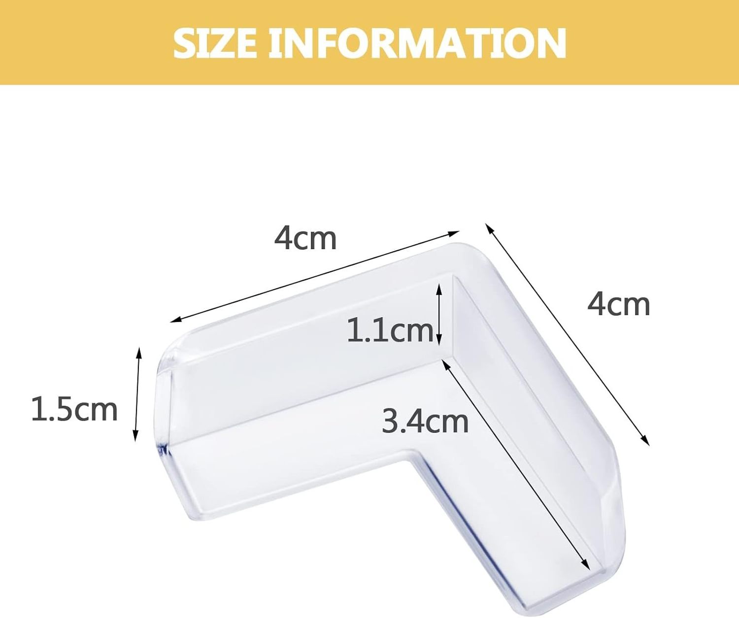 Baby safe Transparent anti-collision strip Baby Proofing Sticker Transparent Table Edge Corner Protector Strip for Furniture