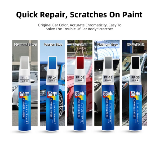 20 Colors Car Auto Scratch Filler Repair Cover Pen Waterproof Tire Wheel Paint Repair Marker Pen Non-Toxic Car Paint Refresh