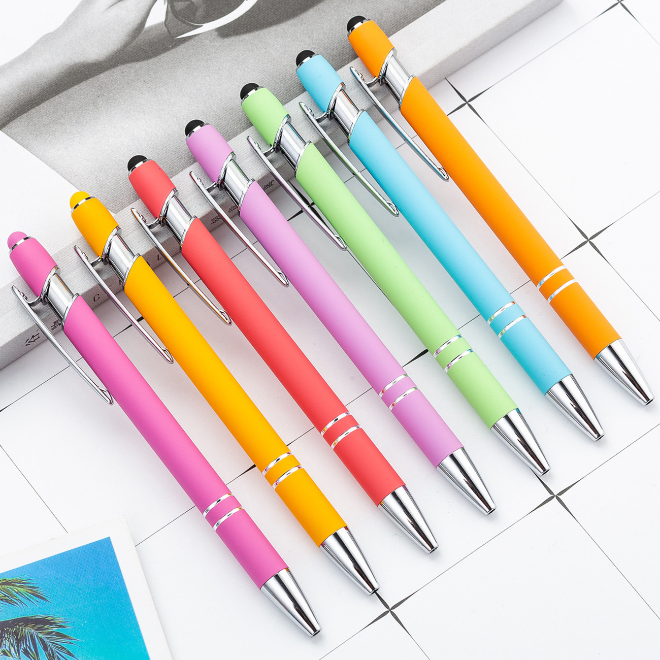 New Promotion Cheap Ball Point Metal Pens With Personalized Custom Laser Engraved Print Branded Logo