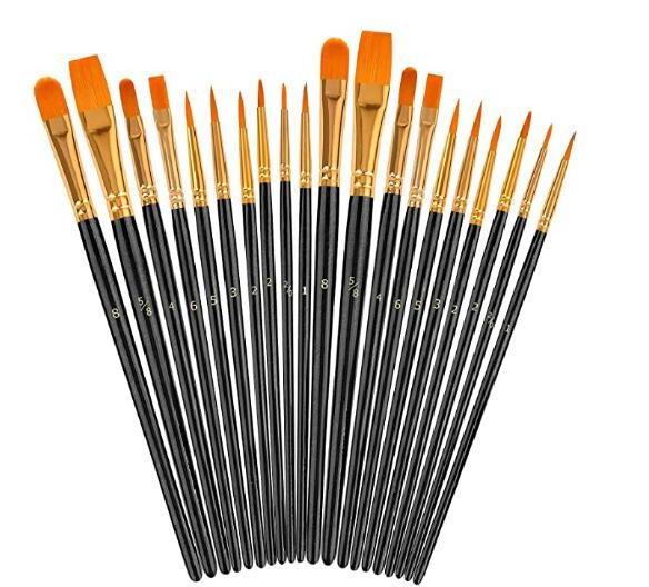 Paint Brushes Set 10 PCS Brushes for Art Painting Watercolor Acrylic Paint oil Painting Artist Brush