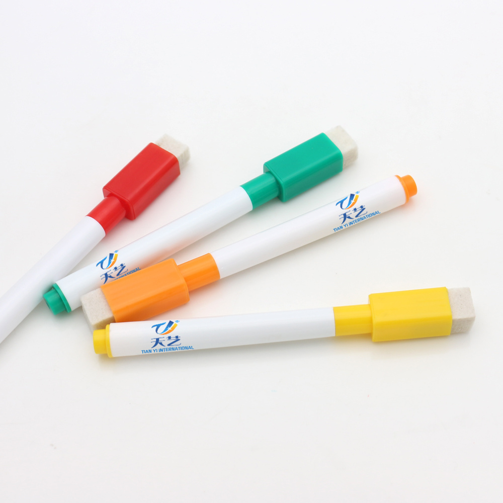 Factory Magnetic Dry Erase Marker pens whiteboard Marker pen with Erasers for School and Office