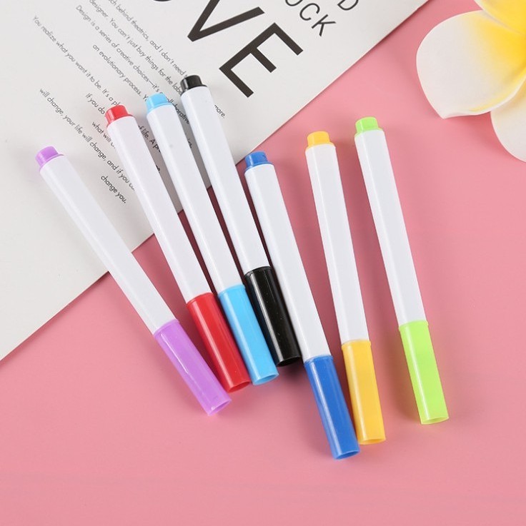 Liquid Chalk Pen Markers Dust-Free Erasable White Chalkboard Chalk Water-Based Non-Toxic Wet Erase Chalk Ink Pens Fine Tip