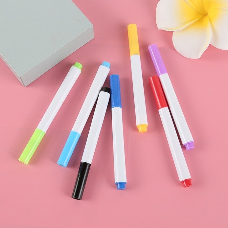 Liquid Chalk Pen Markers Dust-Free Erasable White Chalkboard Chalk Water-Based Non-Toxic Wet Erase Chalk Ink Pens Fine Tip