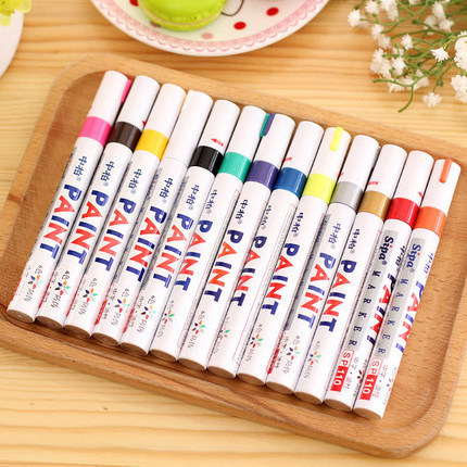 Paint pen Permanent Marker Pen for Paper Writing For Fix Car scratch for metal Gap filling pen