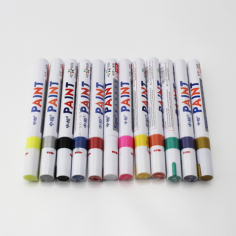 Paint pen Permanent Marker Pen for Paper Writing For Fix Car scratch for metal Gap filling pen