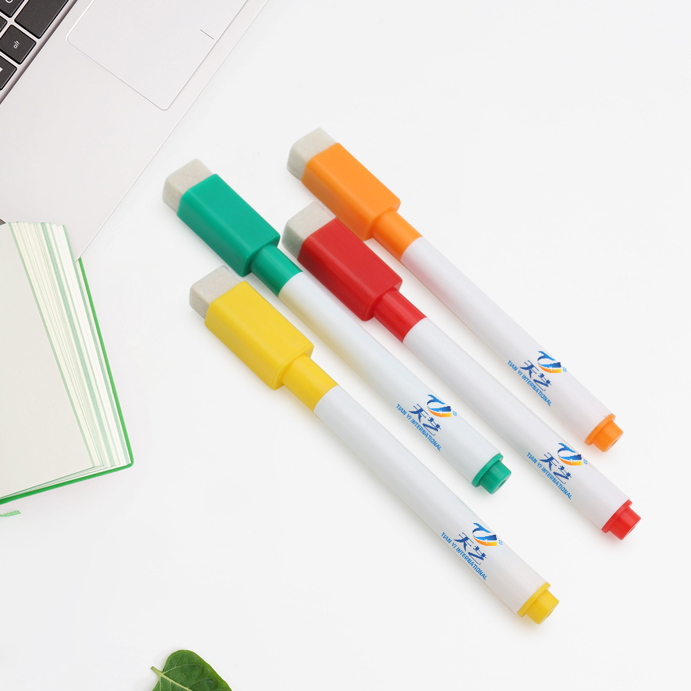 Factory Magnetic Dry Erase Marker pens whiteboard Marker pen with Erasers for School and Office