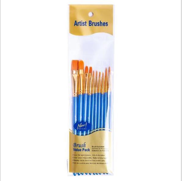 Paint Brushes Set 10 PCS Brushes for Art Painting Watercolor Acrylic Paint oil Painting Artist Brush