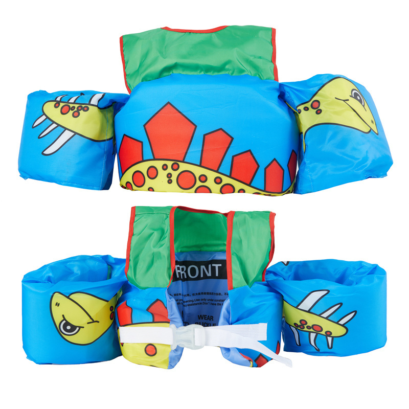 UOO OEM ASTM Standard Certified Custom Printing Shoulder Safety Toddler Swim Vest for Kids