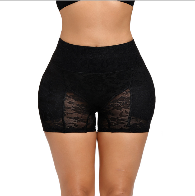 Low Waist Hip Push Up Shapewear Padded Buttocks Shorts Butt Lifter Body Shaping Lace Control Panty For Women