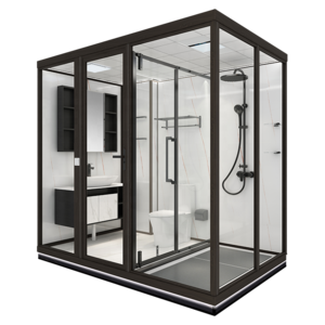 High Quality China Portable Integrated Prefab Shower Room Modular Prefab Bathroom Pod