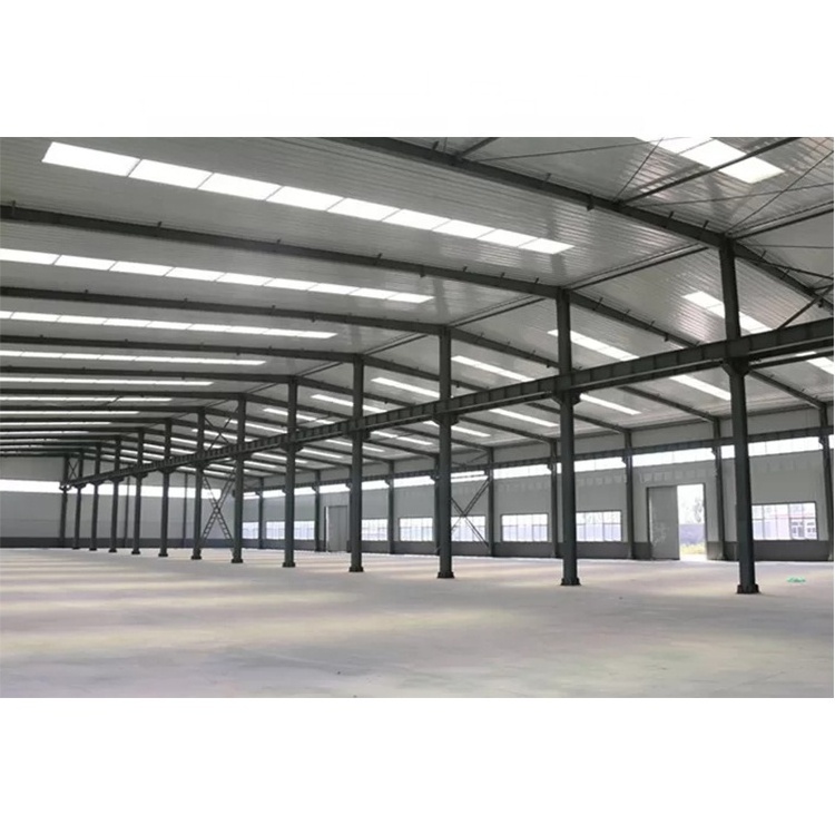 Prefabricated Steel Building Structure Warehouse Building Construction Indoor Stadium Steel Frame Structure Roofing