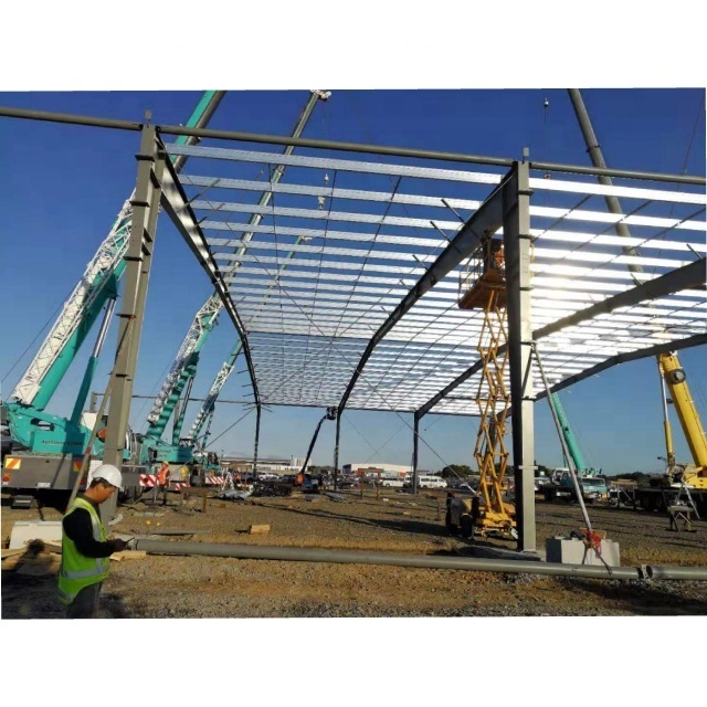 China High Quality Prefabricated Building Mobile Modular Design Quality Steel Structure Hall / Warehouse / Workshop / Hangar